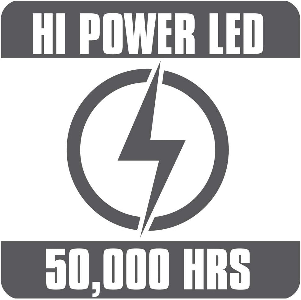 2,400 Lumen Weatherproof Tiltable Portable LED Work Light with Sealed On/Off Switch, Impact Resistant Lens, Metal Housing and Stand, 2 Year Warranty