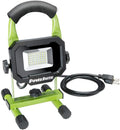 2,400 Lumen Weatherproof Tiltable Portable LED Work Light with Sealed On/Off Switch, Impact Resistant Lens, Metal Housing and Stand, 2 Year Warranty